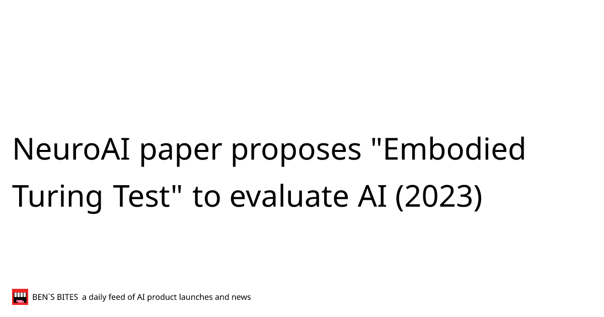 NeuroAI paper proposes 
